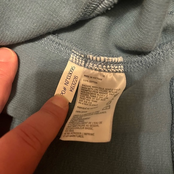 Nautica Long Sleeve 1/4 Quarter Zip Sweater Mens Size Medium Muted Blue - Picture 7 of 7